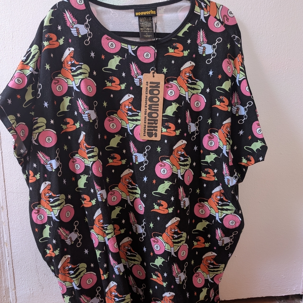 Nooworks Circle Dress In Mean Machine Size 1 NWT
